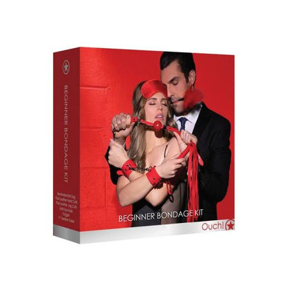 Red Bondage Kit for Beginners - Model BBK-001 - Unisex - Explore Kinky Pleasures