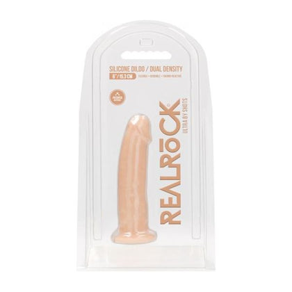 RealRock Ultra Silicone Dildo Without Balls - Model 6 - 15.3 cm - Flesh - Adult Naughty Store