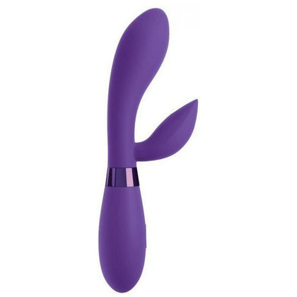 Pipedream Products OMG! Rabbit #Bestever Silicone Vibrator - Model XR-1234 - Women's Dual Stimulation - Clitoral and G-Spot - Deep Purple - Adult Naughty Store