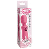 Wands Pleasure Plus Rechargeable Vibrating Wand, Model WP-200, for Women, Intimate Stimulation, Pink - Adult Naughty Store