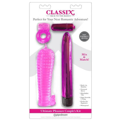 Classix Ultimate Pleasure Couples Kit - Pink, the Perfect Intimate Experience for Couples
