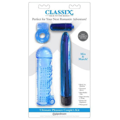 Classix Ultimate Pleasure Couples Kit - Blue: The Perfect Intimate Experience for Couples
