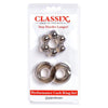 Classix Performance Cock Ring Set - Enhance Your Pleasure with the Ultimate Smoke-Colored Male Performance Enhancer - Adult Naughty Store