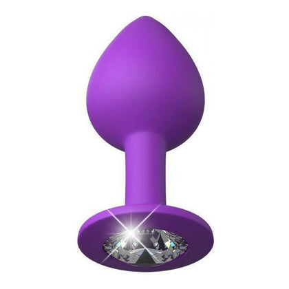 Fantasy For Her Her Little Gem Medium Silicone Butt Plug - Model 3.2 - For Women - Anal Pleasure - Sparkling Pink - Adult Naughty Store