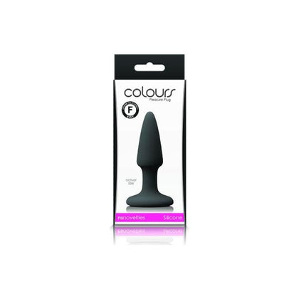 Colors Pleasures Mini Plug - Model Number CPMP-001 - Unisex Anal Pleasure - Black - Adult Naughty Store