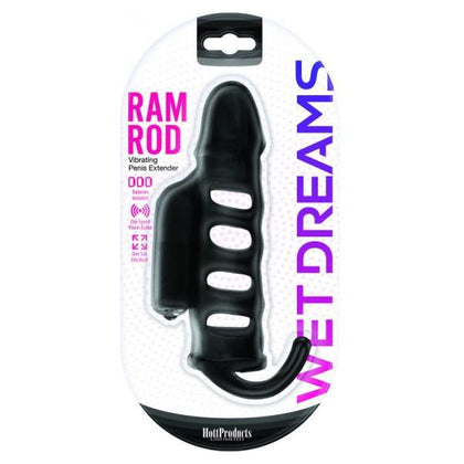 Ram Power Bullet Black Penis Sleeve - Model RS-2000 - Male Pleasure Enhancer
