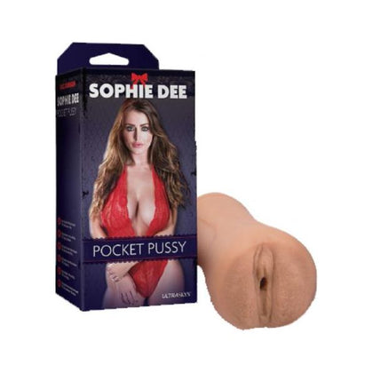 Sophie Dee Ultraskyn Pocket Pussy - The Sensual Pleasure Device for Men - Model SD-001 - Intense Stimulation and Realistic Sensations - Vanilla