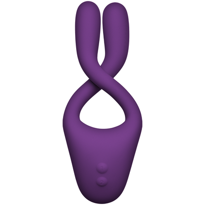 Doc Johnson Novelties Tryst V2 Bendable Multi Erogenous Zone Massager With Remote Purple - Adult Naughty Store