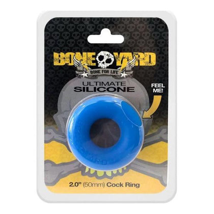 Boneyard Ultimate Silicone Cock Ring - Model X1: The Powerful Blue Erection Enhancer for Men - Adult Naughty Store