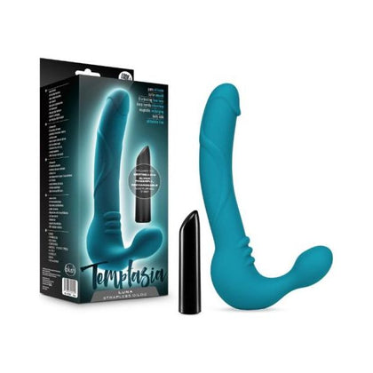 Temptasia Luna Strapless Silicone Dildo Teal: The Ultimate Pleasure Partner for Couples