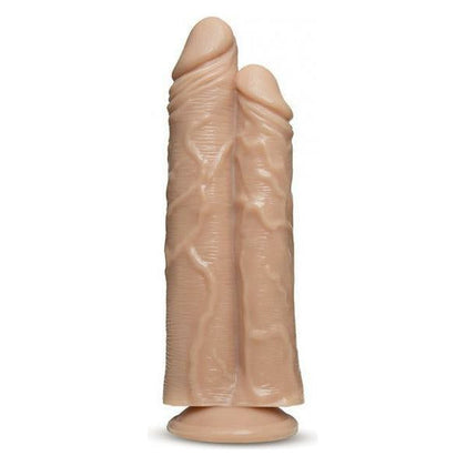 Dr. Skin - Dr. Double Stuffed - Dual Penetration Realistic Dildo - Model DS-10 - Unisex - Double Pleasure - Vanilla - Adult Naughty Store