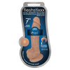 FLESHSTIXXX 7in Silicone Dildo With Balls - Latte: The Ultimate Pleasure Experience - Adult Naughty Store