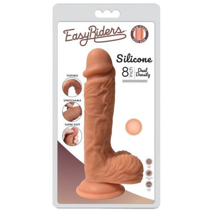 Easy Riders Dual Density Silicone Dong With Balls - Model CN-18-0924-10 - Realistic Pleasure for All Genders - 8