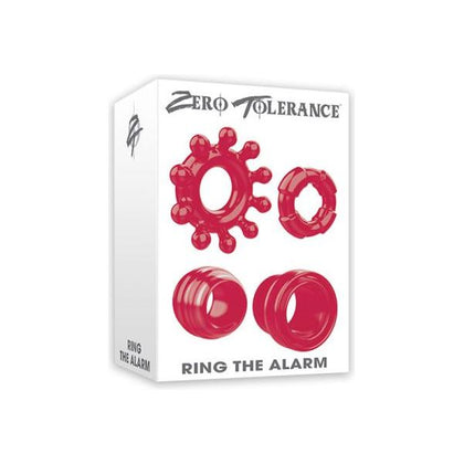 ZT Ring The Alarm Vibrating Penis Ring - Model X3 | For Enhanced Pleasure and Performance | Male | Intense Stimulation | Midnight Black - Adult Naughty Store