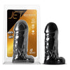 Jet Destroyer Carbon Metallic Black Realistic Dildo | Model JD-10X325 | For Advanced Play | Extra-Large Girth | Sensational Vein Texture | Non-Porous PVC | Gender-Neutral | Intense Pleasure | - Adult Naughty Store