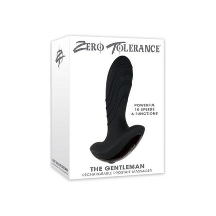 ZT The Gentleman Prostate Massager - Model X1: Intense Pleasure for Men - Black