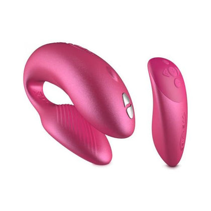 We-Vibe Chorus Cosmic Pink Couples Vibrator - Model X1234 - For Both Partners - Dual Stimulation - Intense Pleasure - Pink