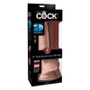 Pipedream Products King Cock Triple Density 8-Inch Beige Dildo with Balls - Realistic Pleasure for All Genders