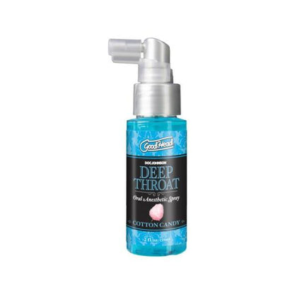 GoodHead Deep Throat Spray - Cotton Candy Flavor - Enhance Oral Pleasure - 2 Fl. Oz. - Adult Naughty Store