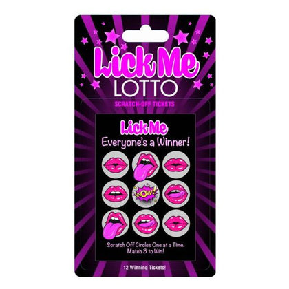 Introducing the Sensual Pleasures Lick Me Lotto: The Ultimate Pleasure Scratch-off Experience for All Genders! - Adult Naughty Store