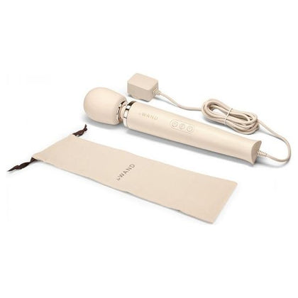 Le Wand Plug-In Vibrating Massager - The Ultimate Pleasure Powerhouse for All Genders - Model P2020-45 - Cream - Adult Naughty Store