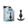 Anal Adventures Platinum Wave Plug Black - Model AWB-001 - Unisex Anal Pleasure Toy - Adult Naughty Store