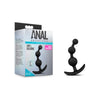 Anal Adventures Platinum Small Anal Beads - Model AB-001 - Unisex - Intense Pleasure - Black - Adult Naughty Store