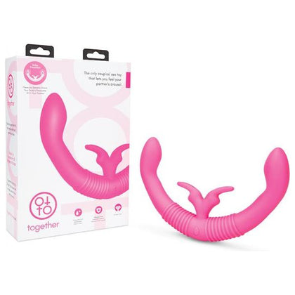 Introducing the SensaPleasure Together™ W-Shaped Couples' Kegel Toy - Model T1: The Ultimate Echo Experience for Enhanced Pleasure and Intimacy - Pink