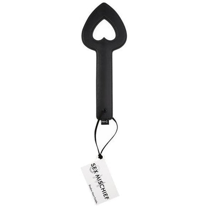 S&M Shadow Heart Paddle - Intensify Impact Play with this Sensual BDSM Toy - Model SHP-2020 - Unisex - Perfect for Pleasure and Punishment - Black