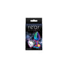 Introducing the Rear Assets RAS-001 Small Clear Multicolor Heart-Shaped Gem Anal Toy for Sensual Pleasure - Adult Naughty Store