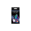 Introducing the Rear Assets RA-1001 Medium Multicolor Heart Clear Anal Plug for Sensual Pleasure - Adult Naughty Store