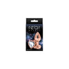 Rear Assets Rose Gold Heart Small Clear Anal Plug - Model RGH-001 - Unisex - Sensual Stimulation - Chrome-Plated Lightweight Aluminum Toy - Adult Naughty Store