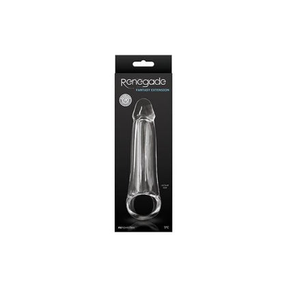 Renegade Fantasy Extension Sm Clear - Penis Enhancer for Heightened Pleasure and Visual Excitement - Adult Naughty Store