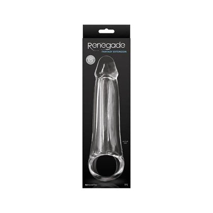 Renegade Fantasy Extension LG Clear - Clear Penis Extension for Heightened Sensations and Pleasure - Adult Naughty Store