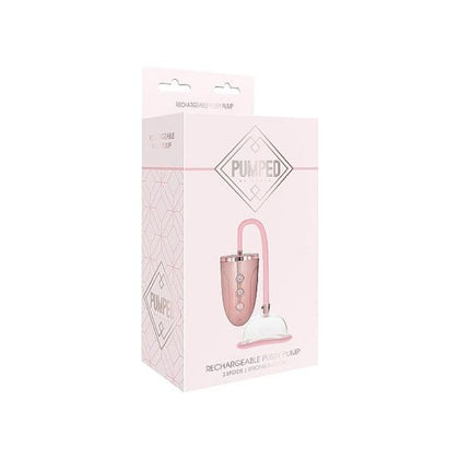 PleasureX Rechargeable Pink Pussy Pump - Model X3: The Ultimate Sensation for Women's Pleasure - Adult Naughty Store