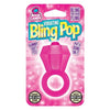 Introducing the Luxe Gems Rock Candy Bling Pop Cock Ring - Model RP-2020-59: The Ultimate Pleasure Enhancer for Him and Her in Pink!