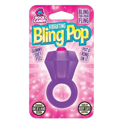 Introducing the Luxe Pleasure Bling Pop Ring - Purple: The Ultimate Gem for Sensational Pleasure