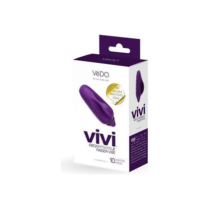 Vive Rechargeable Finger Vibe Deep Purple: The Ultimate Pleasure Companion for Intimate Moments