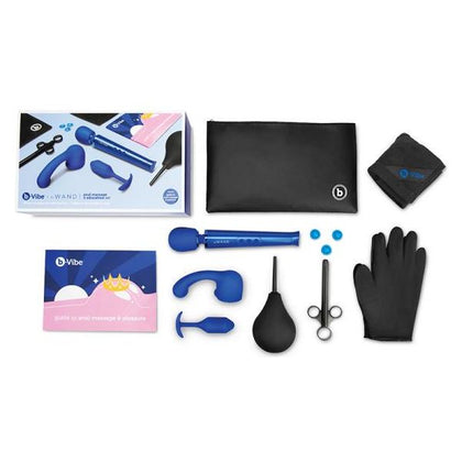 b-Vibe Anal Training Kit & Education Set - Model 10Pcs - Unisex - Explore the Joys of Anal Play - Black