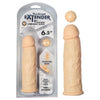 Nasstoys 1st Silicone Vibrating Sleeve 6.5in - Realistic Veins, Length and Girth Enhancer for Men - Flesh - Adult Naughty Store