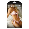 Vixen Girl Like You Satin Tie Front Top & Side Tie Panty L-XL: Seductive Satin Lingerie Set for Women, Model VG-2020, Intimate Pleasure, Size L-XL - Adult Naughty Store