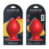 Forto F-98: Large Red Silicone Cone Dildo for Experienced Users