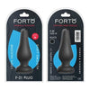 Forto F-21 Tear Drop Medium Black Silicone Anal Plug for Intense Stimulation and Pleasure - Adult Naughty Store