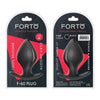 Forto F-60: Spade Med Black - Premium Silicone Anal Plug for Experienced Users - Model F-60 - Male and Female Pleasure - Black - Adult Naughty Store