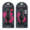 Forto F-78: Pointee Large Black Silicone Plug for Intense Anal Stimulation - Adult Naughty Store