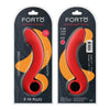 Forto F-19: 100% Silicone Plug Red - Premium Curved Anal Pleasure Toy for Men and Women - Adult Naughty Store