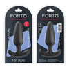 Forto F-31: Large Black Silicone Butt Plug for Pleasurable Anal Stimulation - Adult Naughty Store