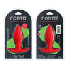 Forto F-36: Silicone T Plug Red - Premium Smooth Anal Pleasure for Him and Her - Adult Naughty Store