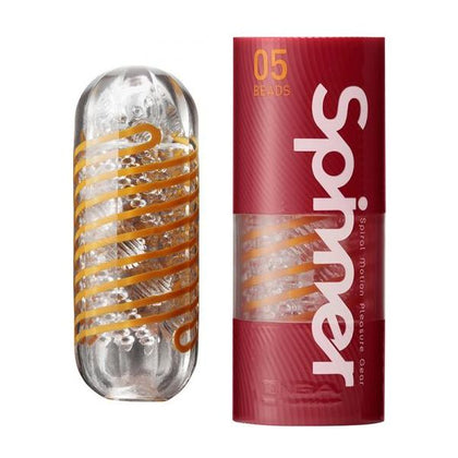 Introducing the Tenga Spinner Beads - A Sensational Male Masturbator for Unforgettable Pleasure in a Vibrant Red Hue