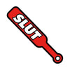 Wood Rocket Soft Enamel Lapel Pin - BDSM Paddle Sex Toy - Model SLT-01 - Unisex - Pleasure for Impact Play - Red